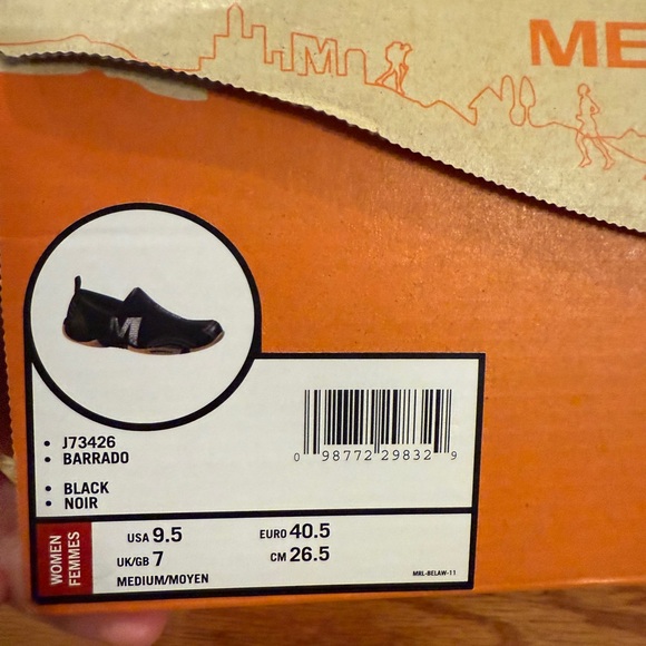 Merrell Women's Black Barrado Sneakers - Picture 10 of 11